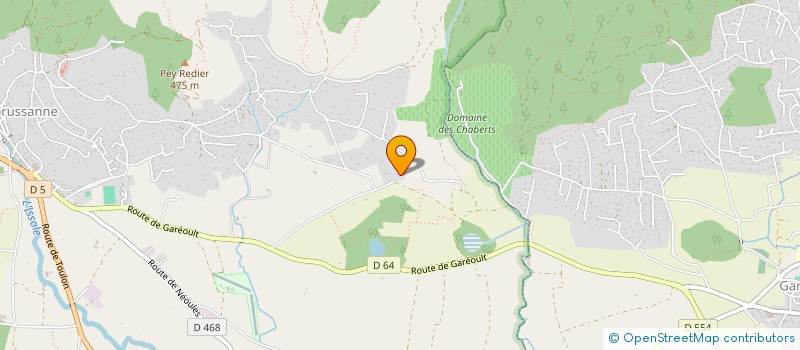 localisation de l'entreprise MONSIEUR YVAN BERNARD  LA ROQUEBRUSSANNE