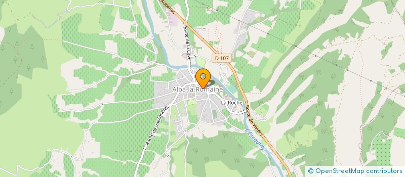 localisation de l'entreprise MONSIEUR YVAN BERNARD  ALBA-LA-ROMAINE