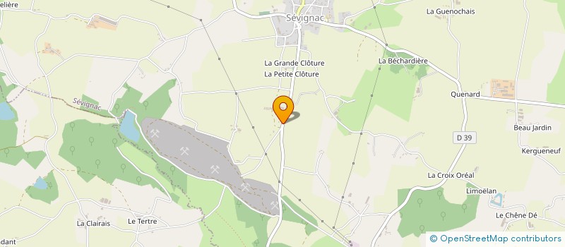 localisation de l'entreprise MONSIEUR YVAN BERTHEU  SEVIGNAC