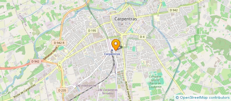 localisation de l'entreprise MONSIEUR YVAN BLADET  CARPENTRAS