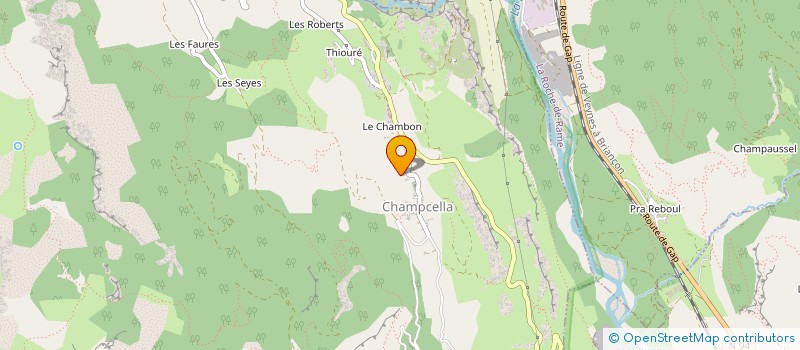 localisation de l'entreprise MONSIEUR YVAN BONNEAU  CHAMPCELLA