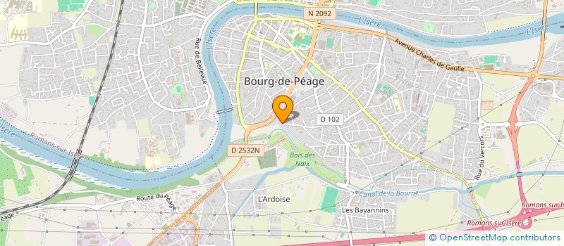 localisation de l'entreprise MONSIEUR YVAN BOTTINO  BOURG-DE-PEAGE