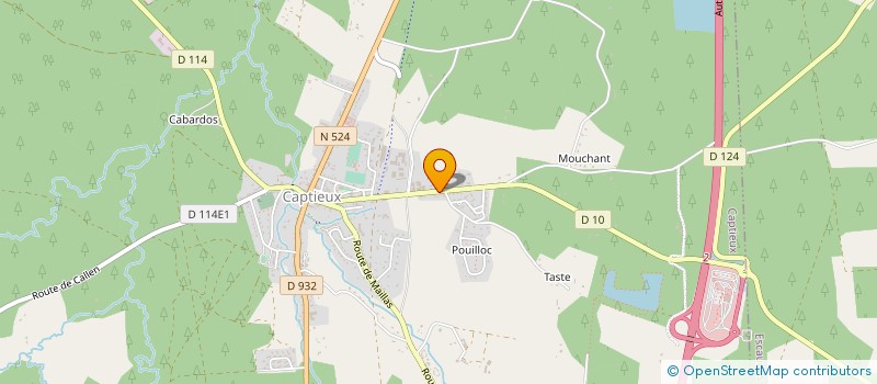 localisation de l'entreprise MONSIEUR YVAN BOUIC à CAPTIEUX