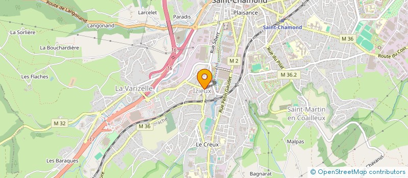 localisation de l'entreprise MONSIEUR YVAN BRACHI à SAINT-CHAMOND