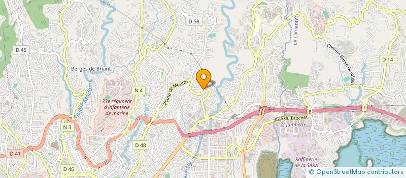 localisation de l'entreprise MONSIEUR YVAN BRARD  FORT-DE-FRANCE