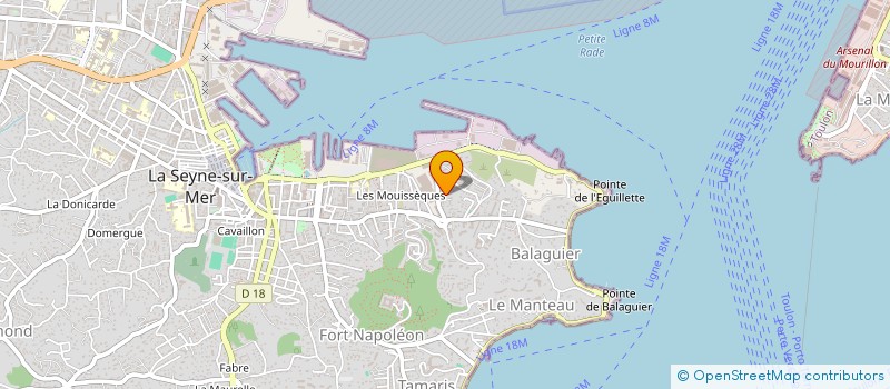 localisation de l'entreprise MONSIEUR YVAN CANOVAS à LA SEYNE SUR MER