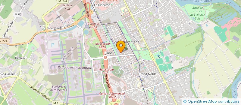 localisation de l'entreprise MONSIEUR YVAN CARPAYE  BLAGNAC