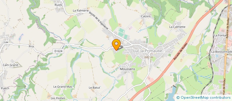 localisation de l'entreprise MONSIEUR YVAN CATALA à LUC-LA-PRIMAUBE