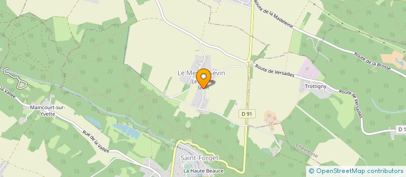 localisation de l'entreprise MONSIEUR YVAN CHENAILLER  SAINT-FORGET