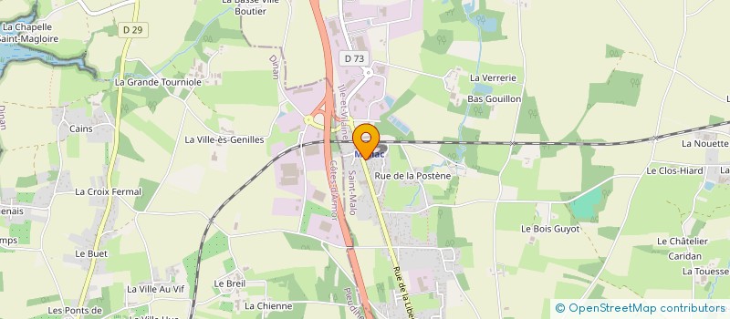 localisation de l'entreprise MONSIEUR YVAN CHESNOT  MINIAC-MORVAN