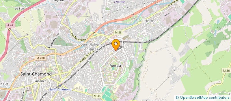 localisation de l'entreprise MONSIEUR YVAN CHOMIENNE à SAINT-CHAMOND