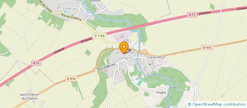 localisation de l'entreprise MONSIEUR YVAN CINTRAT  LE GUE-DE-LONGROI