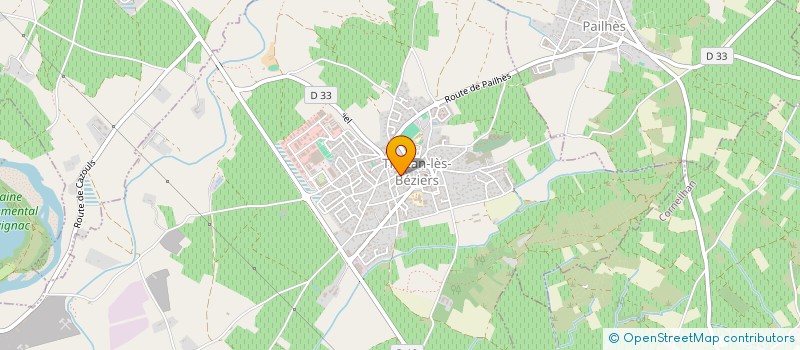 localisation de l'entreprise MONSIEUR YVAN CLERMONTELLE à PAILHES