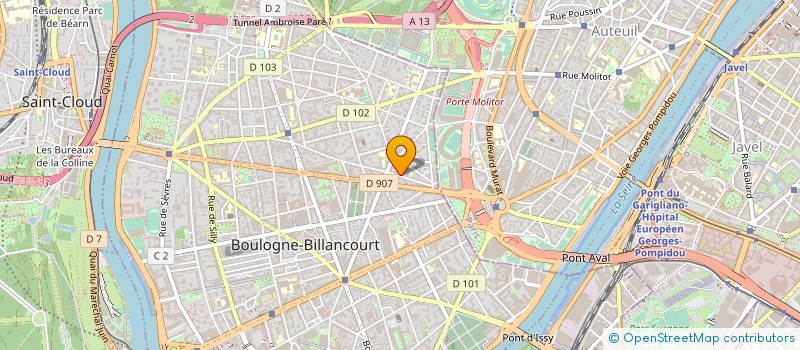 localisation de l'entreprise MONSIEUR YVAN COSCAS à BOULOGNE-BILLANCOURT