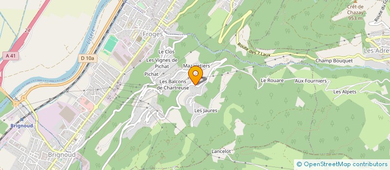 localisation de l'entreprise MONSIEUR YVAN COSTES  FROGES