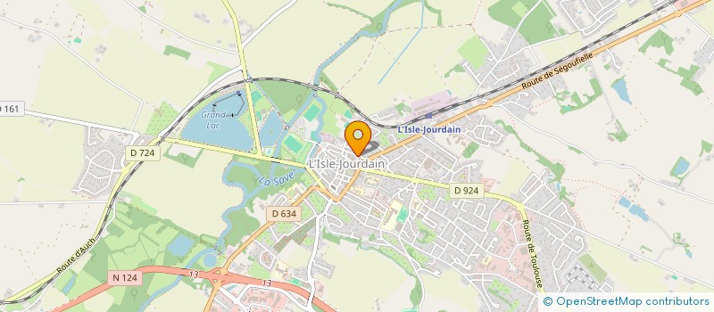 localisation de l'entreprise MONSIEUR YVAN COSTES  L'ISLE-JOURDAIN