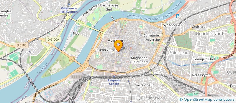 localisation de l'entreprise MONSIEUR YVAN COUTELIN à AVIGNON