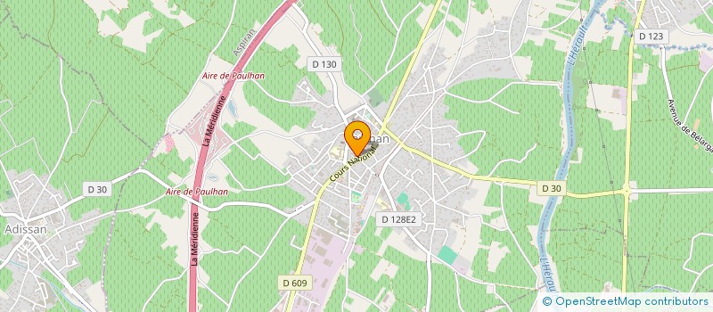 localisation de l'entreprise MONSIEUR YVAN CROS à PAULHAN