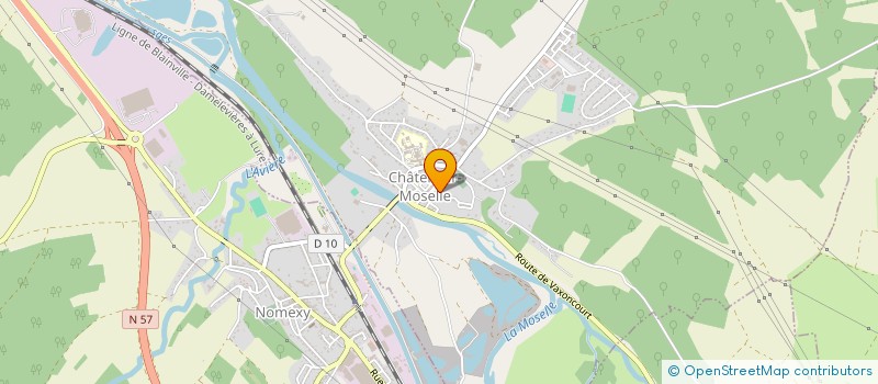 localisation de l'entreprise MONSIEUR YVAN CUNY à CHATEL-SUR-MOSELLE