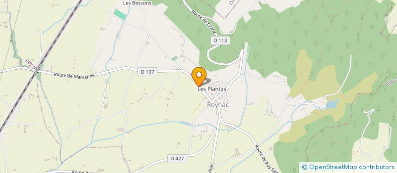 localisation de l'entreprise MONSIEUR YVAN DELIOUX  ROYNAC