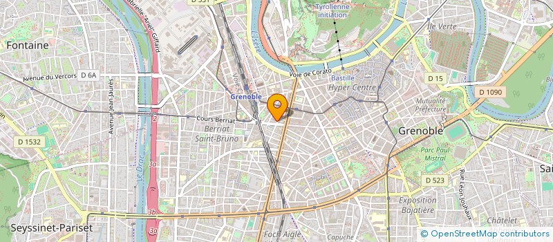 localisation de l'entreprise MONSIEUR YVAN DEPIERRE  GRENOBLE