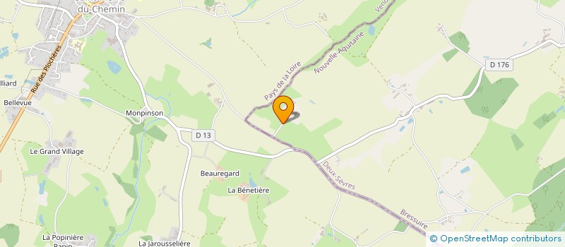 localisation de l'entreprise MONSIEUR YVAN DESNOUE  MONCOUTANT-SUR-SEVRE