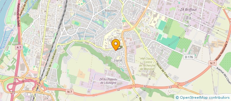 localisation de l'entreprise MONSIEUR YVAN DROUIN à VALENCE