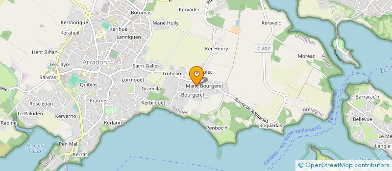 localisation de l'entreprise MONSIEUR YVAN DUAUT à ARRADON