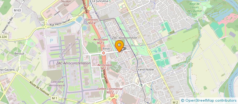 localisation de l'entreprise MONSIEUR YVAN DUCAZEAU  BLAGNAC