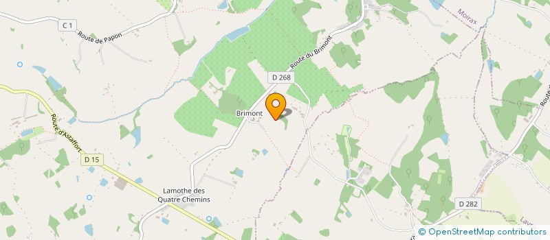 localisation de l'entreprise MONSIEUR YVAN DUMAS  LAPLUME