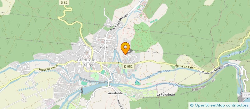 localisation de l'entreprise MONSIEUR YVAN DURANDEU à GREOUX-LES-BAINS
