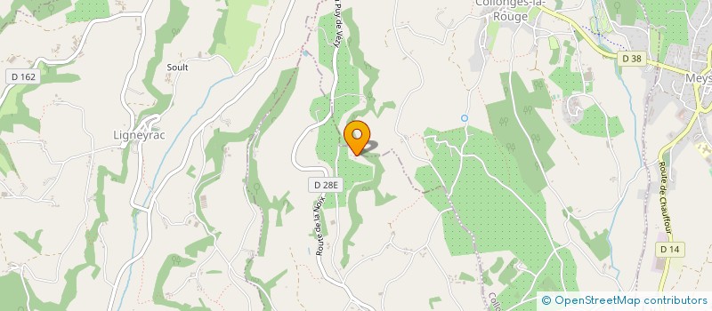 localisation de l'entreprise MONSIEUR YVAN ESCRIBE  SAILLAC