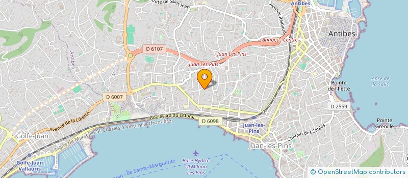 localisation de l'entreprise MONSIEUR YVAN FANTINO à ANTIBES