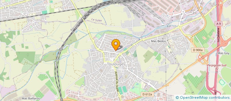 localisation de l'entreprise MONSIEUR YVAN FARRANDO  TOULOUGES