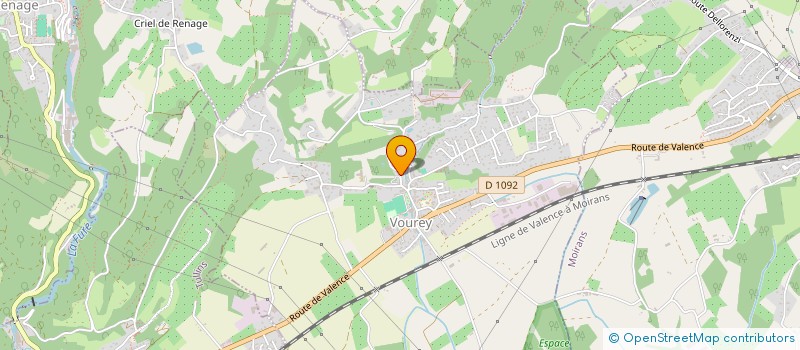 localisation de l'entreprise MONSIEUR YVAN FAVRE  VOUREY