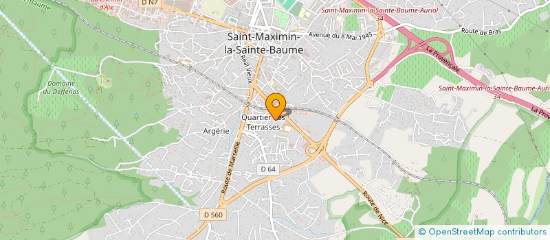 localisation de l'entreprise MONSIEUR YVAN FERRAGU  SEILLONS SOURCE D'ARGENS