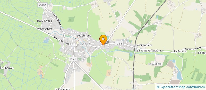 localisation de l'entreprise MONSIEUR YVAN FOUCHE à BOIS-DE-CENE