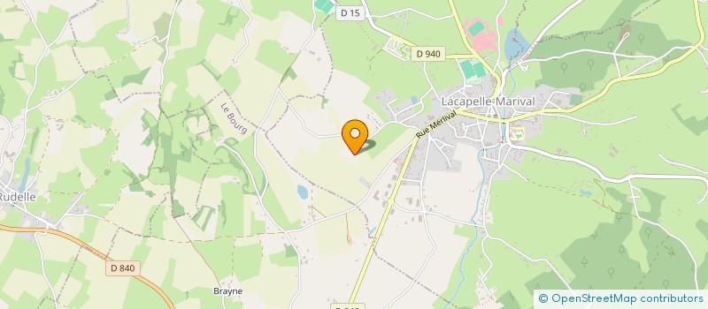 localisation de l'entreprise MONSIEUR YVAN FOURCADE CASSAGNET  LACAPELLE-MARIVAL