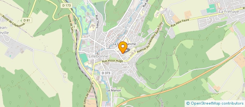localisation de l'entreprise MONSIEUR YVAN FRELAND  LILLEBONNE