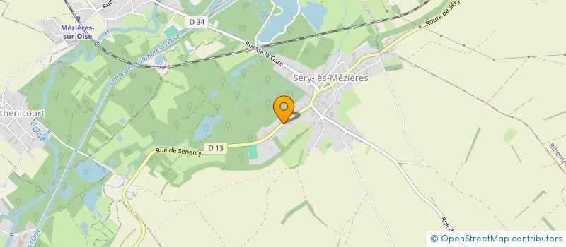 localisation de l'entreprise MONSIEUR YVAN FRUITIER  SERY-LES-MEZIERES