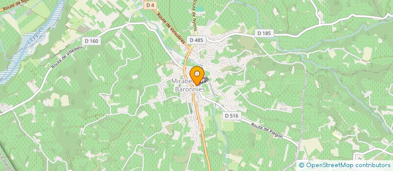 localisation de l'entreprise MONSIEUR YVAN GAILLARD à MIRABEL-AUX-BARONNIES