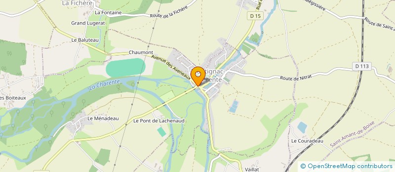 localisation de l'entreprise MONSIEUR YVAN GALERNE à MONTIGNAC-CHARENTE