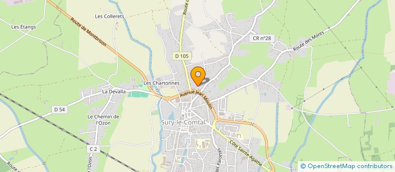 localisation de l'entreprise MONSIEUR YVAN GASTALLE  SAINT-JUST-SAINT-RAMBERT