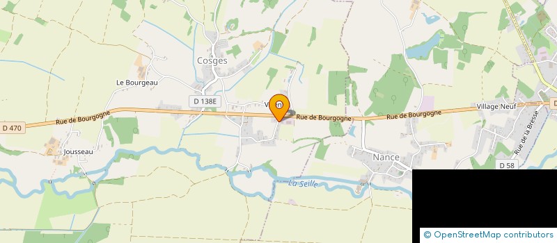 localisation de l'entreprise MONSIEUR YVAN GAUTHIER  COSGES