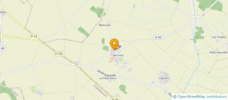 localisation de l'entreprise MONSIEUR YVAN GIRAULT  CHOUPPES