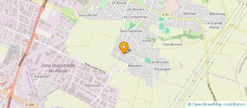 localisation de l'entreprise MONSIEUR YVAN GOULEVITCH à GENAS