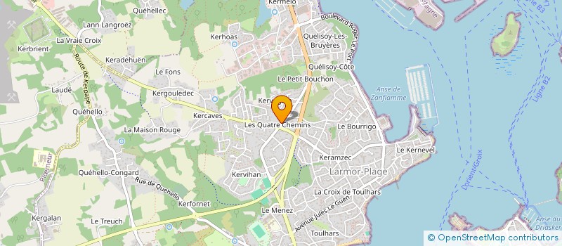 localisation de l'entreprise MONSIEUR YVAN GRAND COLAS à LARMOR-PLAGE