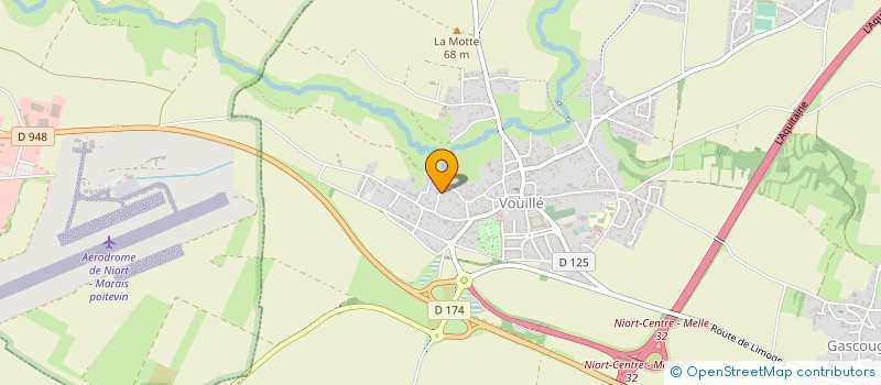 localisation de l'entreprise MONSIEUR YVAN GRANGER  VOUILLE