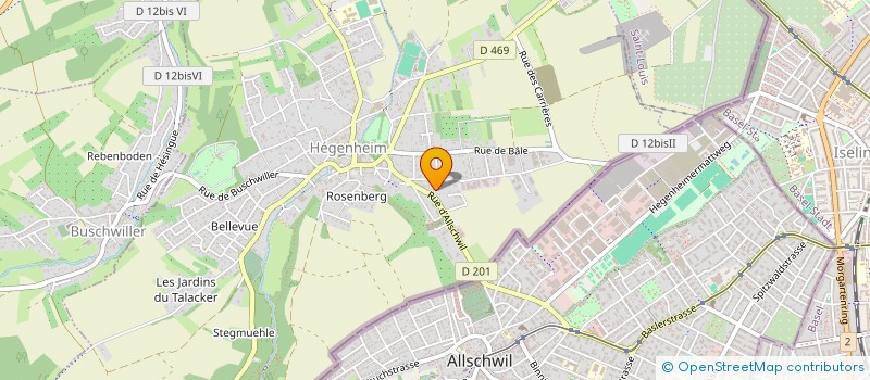 localisation de l'entreprise MONSIEUR YVAN GROELLY  ATTENSCHWILLER