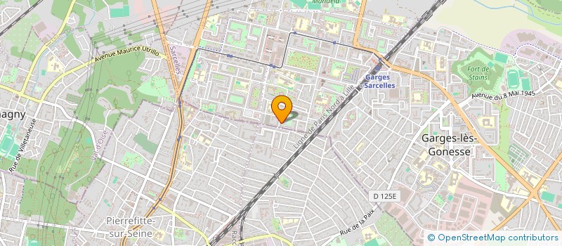 localisation de l'entreprise MONSIEUR YVAN HODONOU  SARCELLES